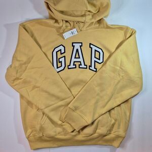 Gap Women's Yellow and Gold Hoodie size m